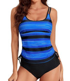 Women’s Two-Piece Strappy Tankini Swimsuit