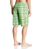 Green Men’s Big Miles Extended-Size Swim Trunks
