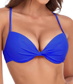 Twist Front Underwire Bathing Suit Top