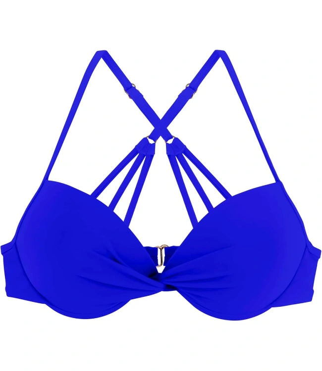 Twist Front Underwire Bathing Suit Top