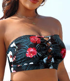 Women’s Lace-Up Swim Top for Large Bust