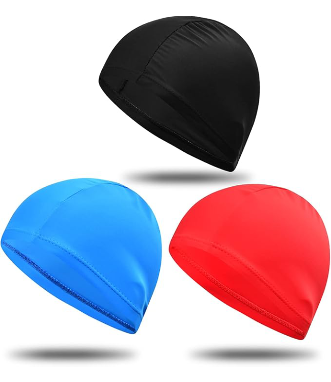 3 Pcs Swimming Caps